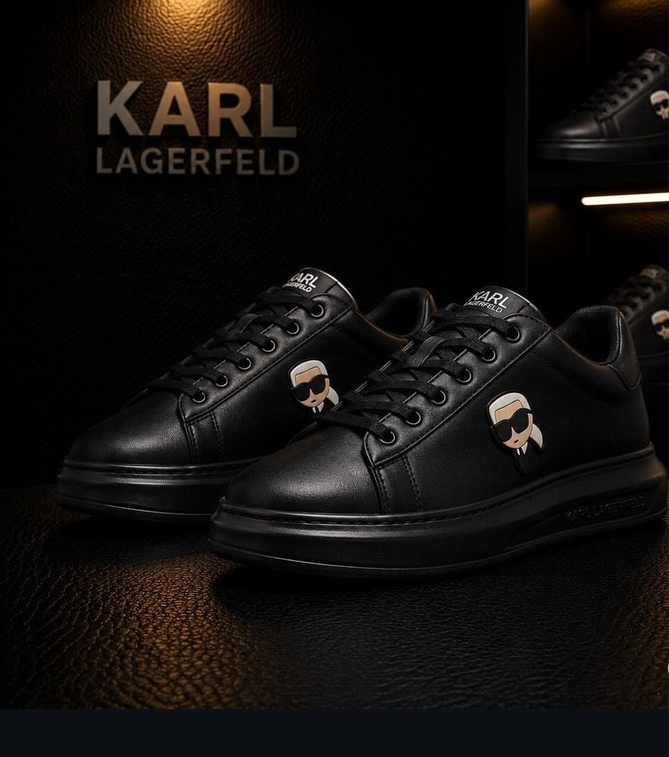 Karl Lagerfeld low-top logo sneakers