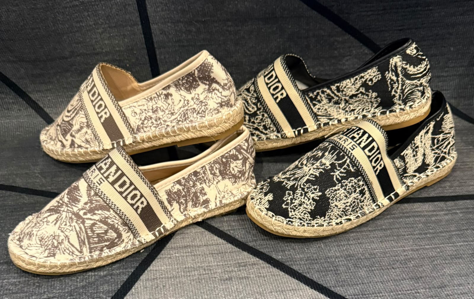 Christian Dior espadrille slip-on